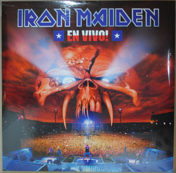 Iron Maiden – En Vivo! / DISCO TRIPLE (NUEVO, SELLADO) BOXV37