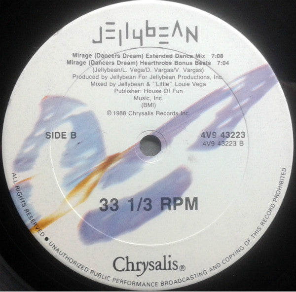 Jellybean Featuring Adele Bertei – Just A Mirage (NM, FUNDA EX)