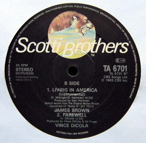 James Brown – Living In America (R 'n' B Extended Mix) (NM) BOX2
