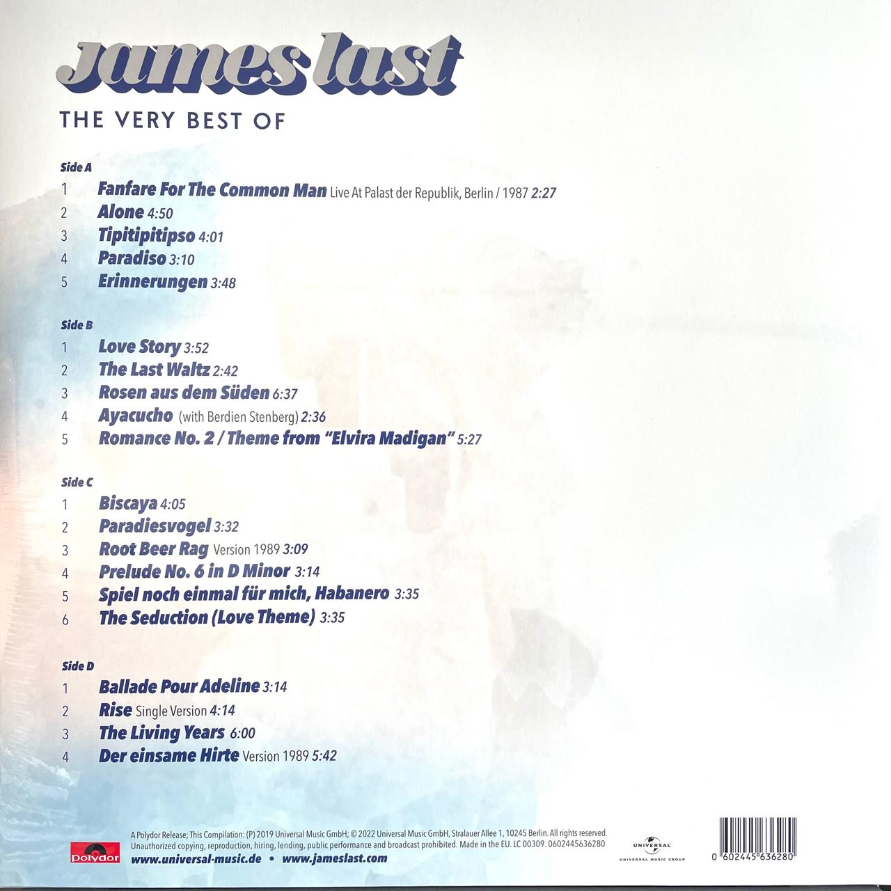 James Last – The Very Best Of - Limited Blue Vinyl Edition / DISCO DOBLE (NUEVO, SELLADO)