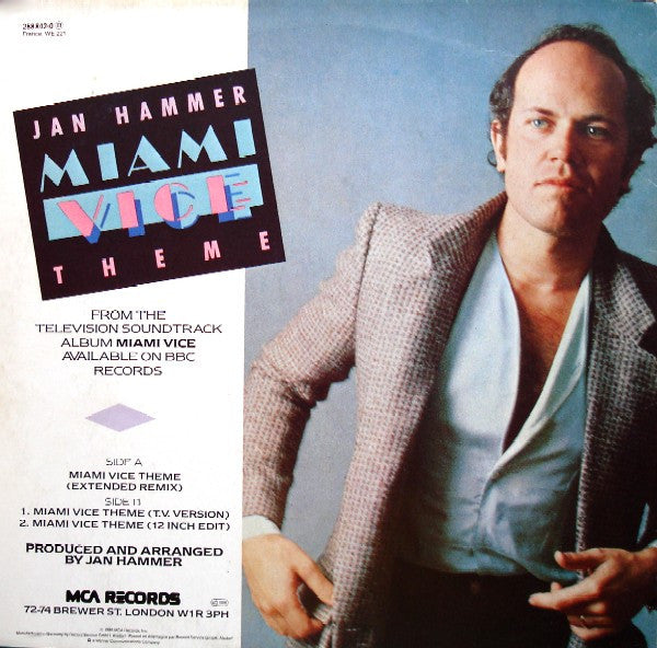 Jan Hammer – Miami Vice Theme (NM, FUNDA VG+) BOX33
