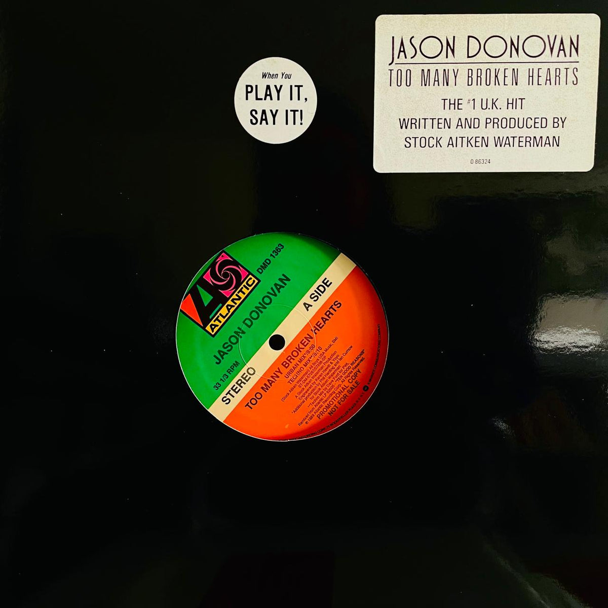 Jason Donovan – Too Many Broken Hearts (EX) BOX32
