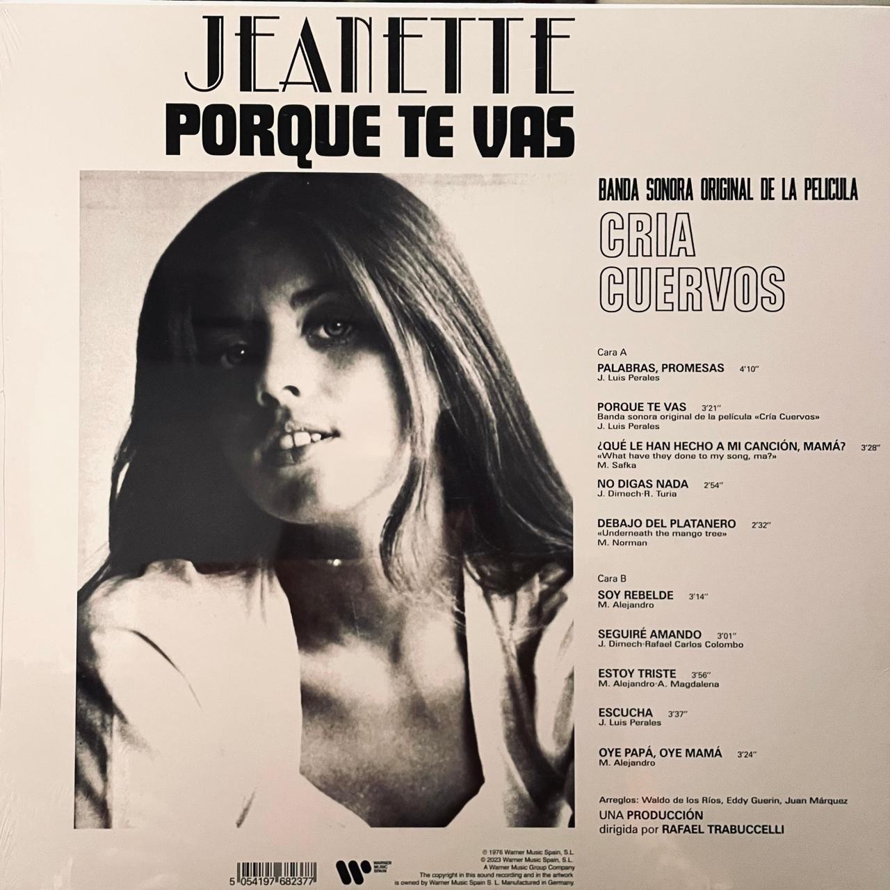 Jeanette – Porque Te Vas y 9 Exitos Más (NUEVO, SELLADO)