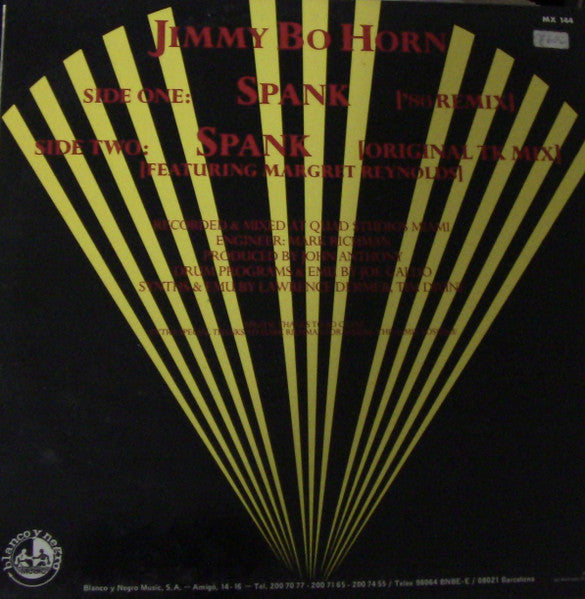 Jimmy Bo Horn* – Spank 86 Remix (NM, FUNDA VG+) BOX32