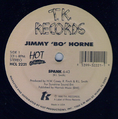 Jimmy 'Bo' Horne – Spank / Gimme Some (EX, FUNDA GENERICA DE SELLO EX) BOX11