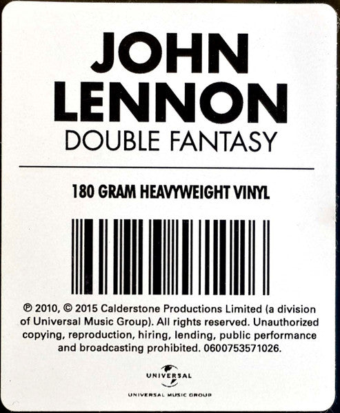 John Lennon & Yoko Ono – Double Fantasy (NUEVO, SELLADO) BOXV49
