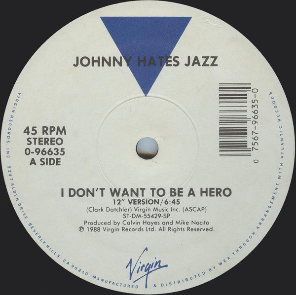 Johnny Hates Jazz – I Don't Want To Be A Hero (EX) BOX24