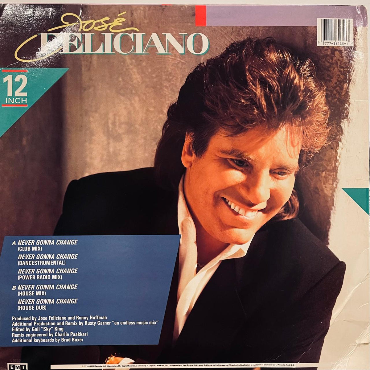 José Feliciano – Never Gonna Change (NM, FUNDA VG+) BOX30