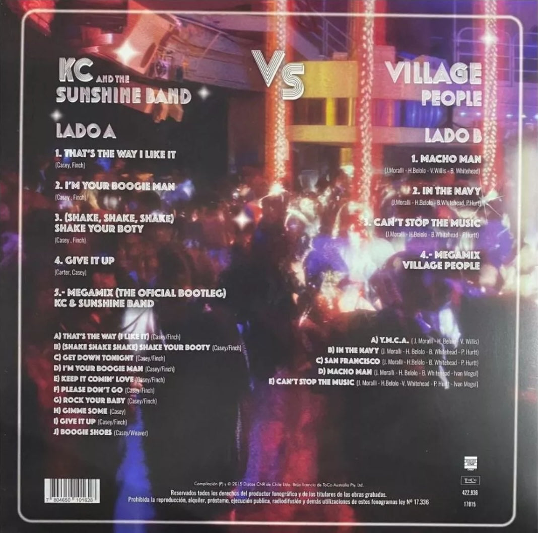 KC And The Sunshine Band VS Village People (NUEVO, SELLADO) BOXV6