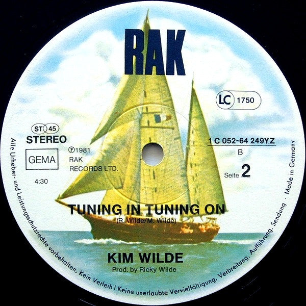 Kim Wilde – Kids In America (NM, FUNDA VG+)