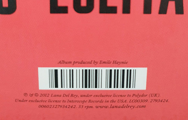 Lana Del Rey – Born To Die / DISCO DOBLE (NUEVO, SELLADO)