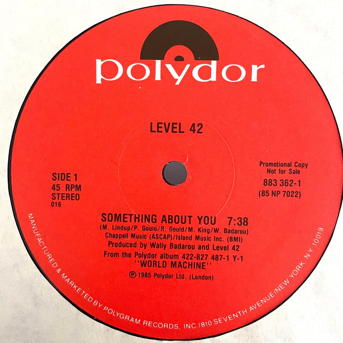 Level 42 – Something About You (NM, FUNDA EX) BOX10