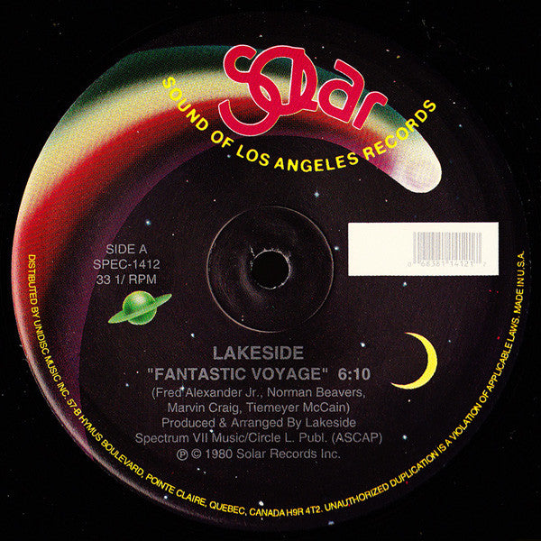 Lakeside – Fantastic Voyage / It's All The Way Live / From 9:00 Until (NM) BOX18