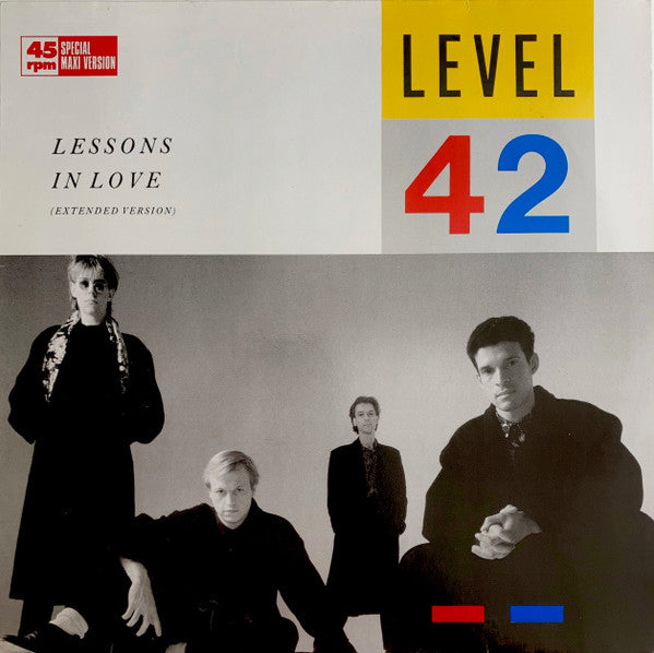 Level 42 – Lessons In Love (Extended Version), disco de vinilo, usado en estado NM