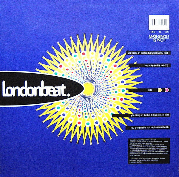 Londonbeat – You Bring On The Sun (NM, FUNDA VG+) BOX32