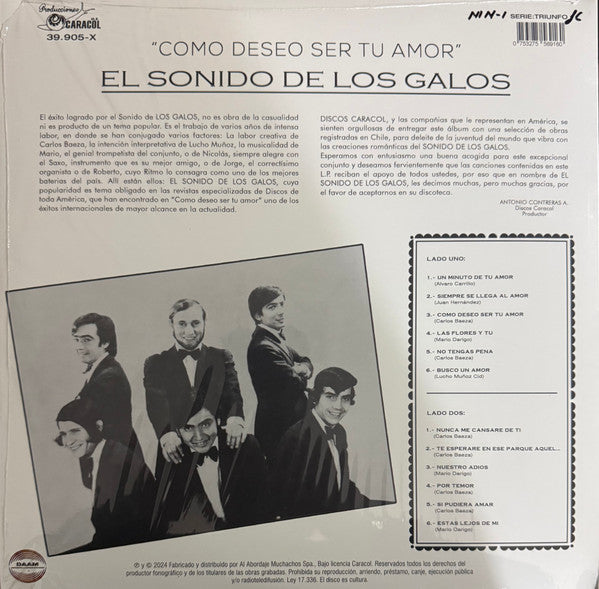 Los Galos – Como Deseo Ser Tu Amor (NUEVO, SELLADO) BOXV45