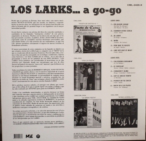 Los Larks – Los Larks... A Go-Go (NUEVO, SELLADO) BOXV36