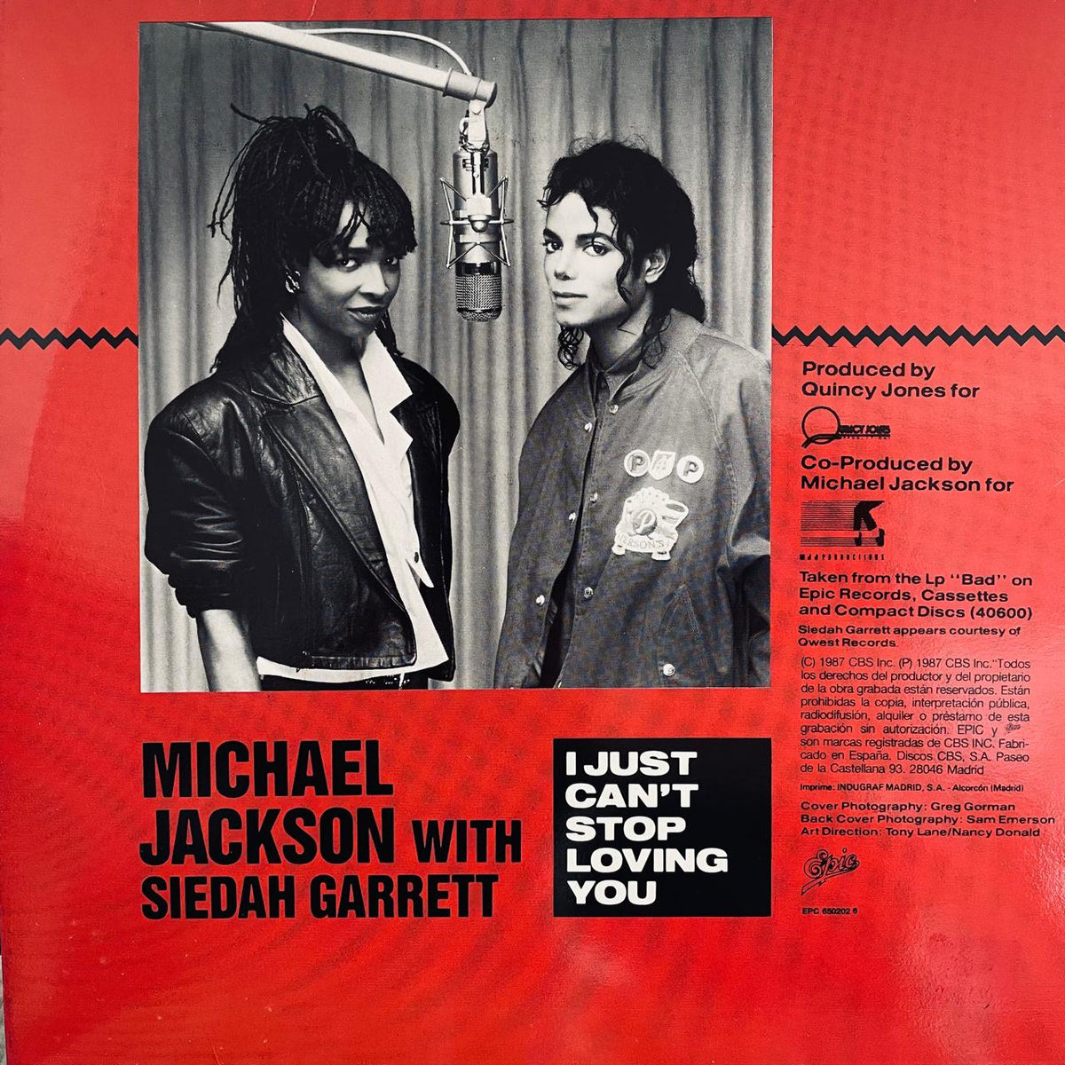 Michael Jackson – I Just Can't Stop Loving You (EX) BOX32