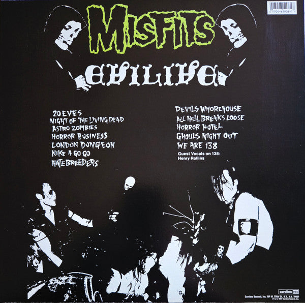 Misfits – Evilive (NUEVO, SELLADO)