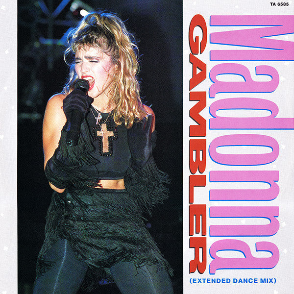Madonna – Gambler (Extended Dance Mix) (NM, FUNDA VG+)