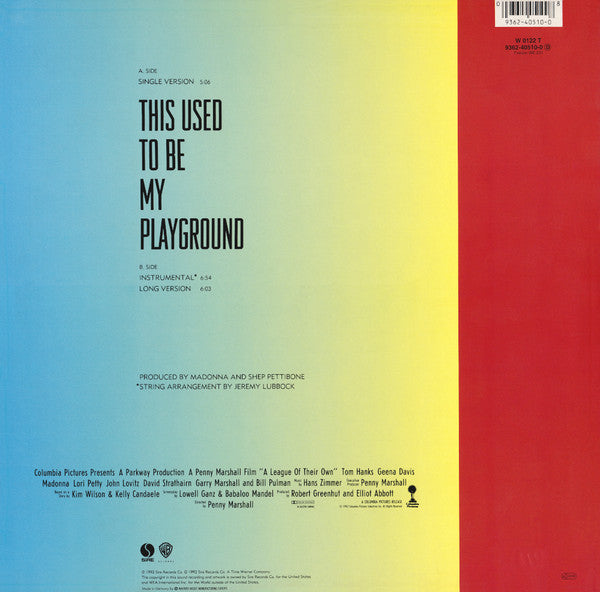 Madonna – This Used To Be My Playground (NM) BOX11