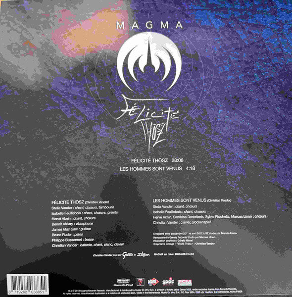 Magma – Félicité Thösz (NUEVO, SELLADO) BOXV38