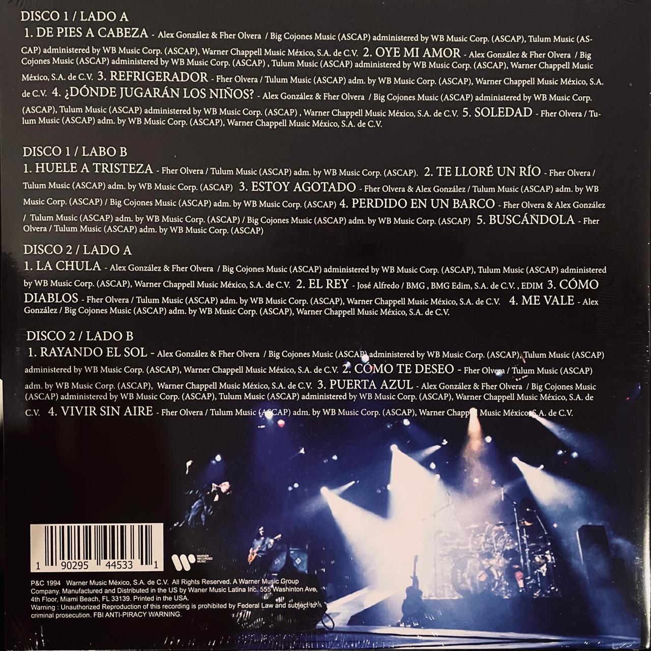 Maná – Maná En Vivo / DISCO DOBLE (NUEVO, SELLADO)