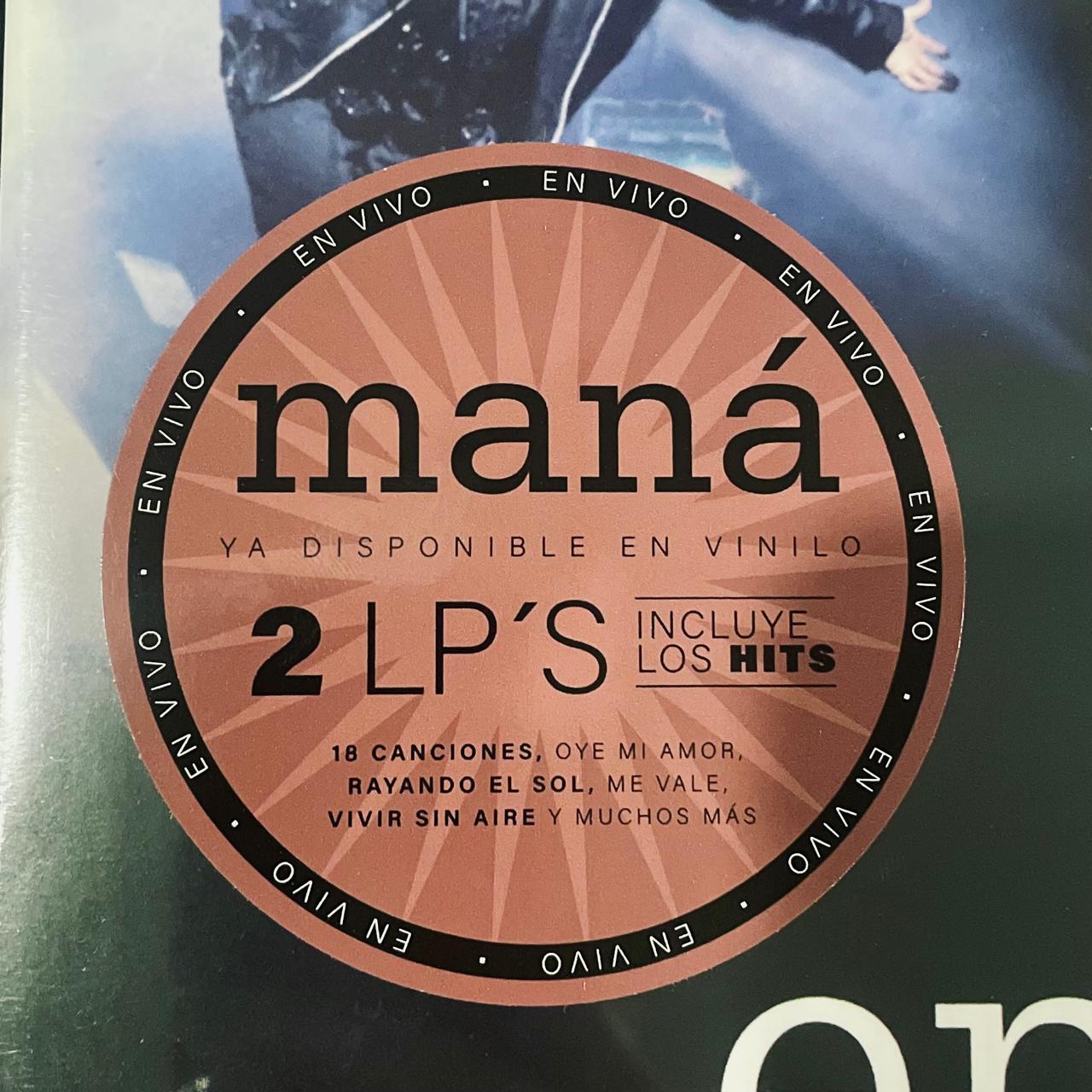 Maná – Maná En Vivo / DISCO DOBLE (NUEVO, SELLADO)