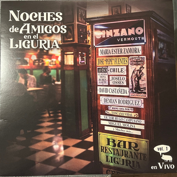 María Ester Zamora, Pepe Fuentes, Claudia Mena, Joselo Osses – Noches de Amigos en el Liguria (NUEVO, SELLADO)