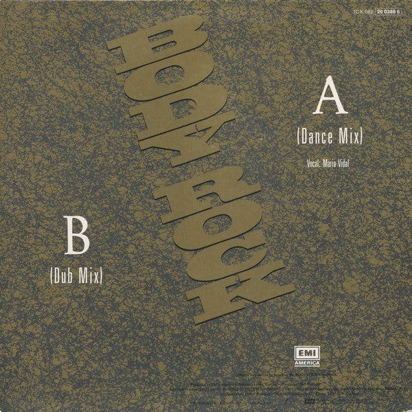 Maria Vidal – Body Rock (Special Long Version) (NM, FUNDA EX)