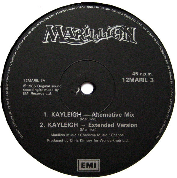 Marillion – Kayleigh (VG+, FUNDA NM) BOX21