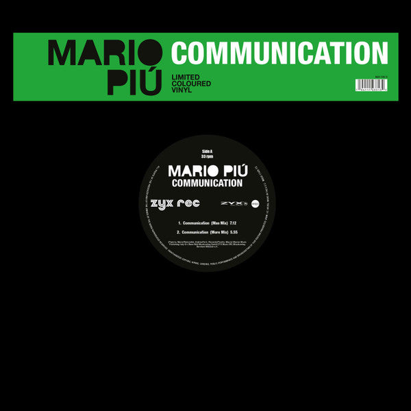 Mario Più – Communication (MINT, NUEVO NO SELLADO) BOX12