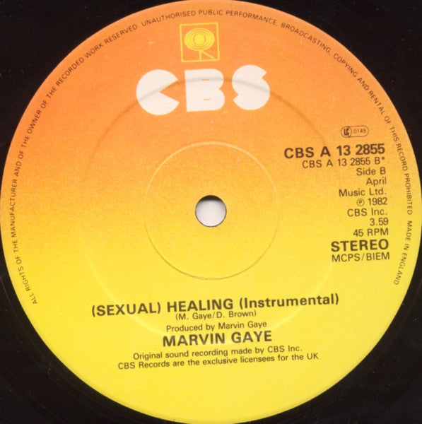 Marvin Gaye – (Sexual) Healing (Club Mix) (EX, FUNDA VG+) BOX30