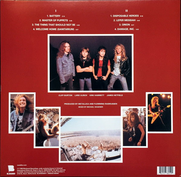 Metallica – Master Of Puppets (NUEVO, SELLADO) BOXV35