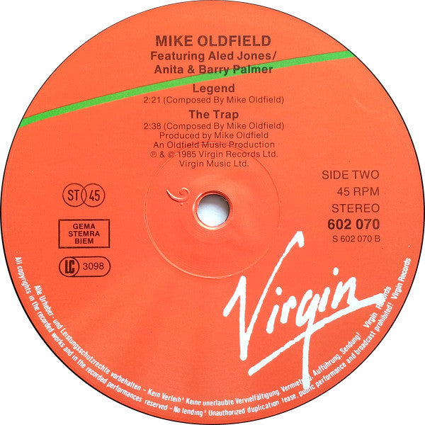 Mike Oldfield – Pictures In The Dark (NM) BOX24