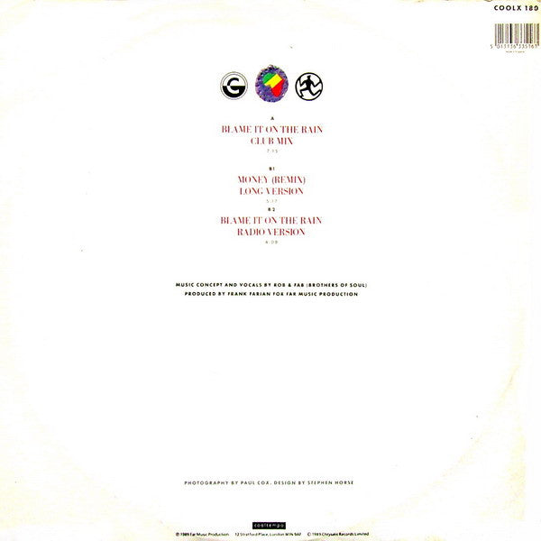 Milli Vanilli – Blame It On The Rain (NM, FUNDA VG+)