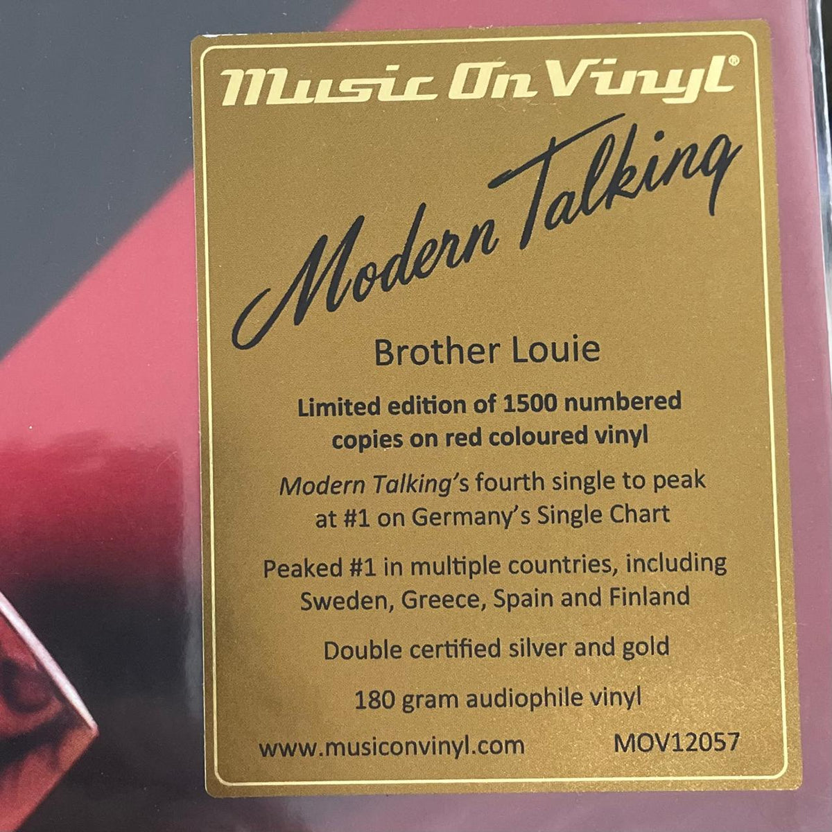 Modern Talking – Brother Louie (Special Long Version) / LIMITED EDITION (NUEVO, SELLADO) BOX16