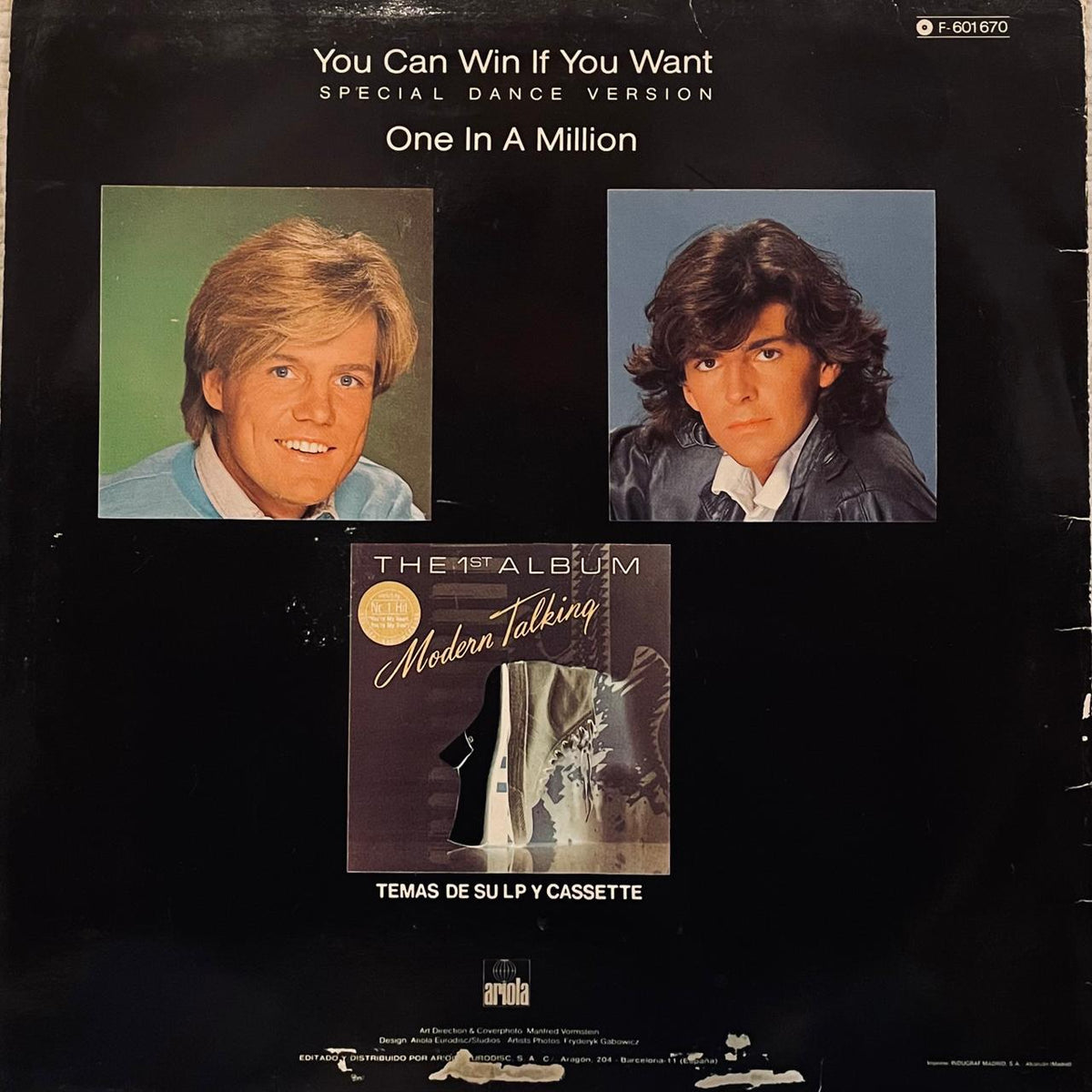 Modern Talking – You Can Win If You Want (Special Dance Version) (VG+) BOX30