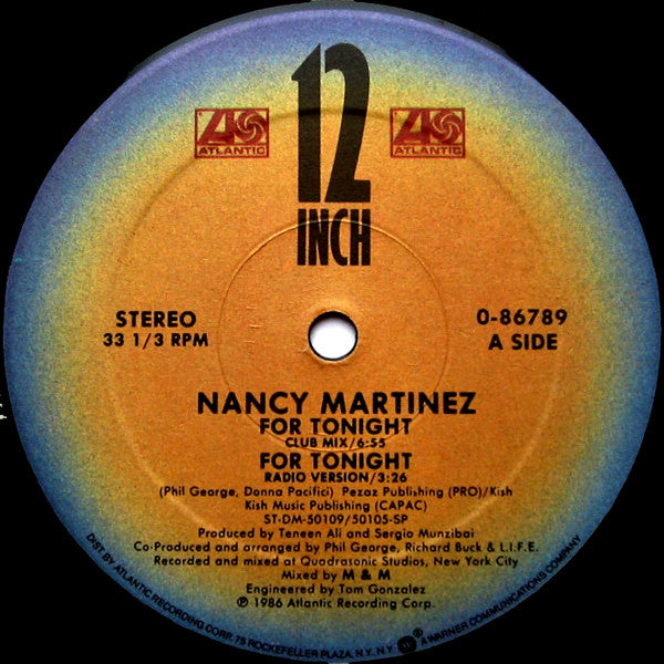 Nancy Martinez – For Tonight (EX, FUNDA VG+) BOX8