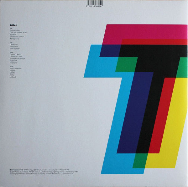 New Order / Joy Division – Total From Joy Division To New Order / DISCO DOBLE (NUEVO, SELLADO)