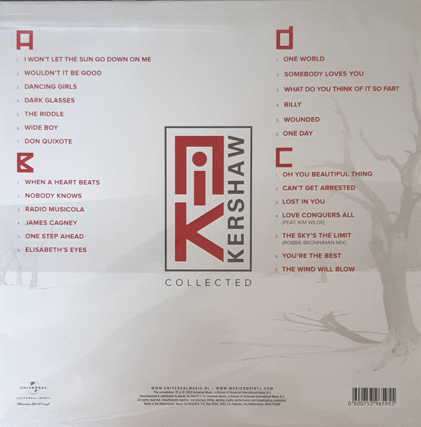 Nik Kershaw – Collected / DISCO DOBLE (NUEVO, SELLADO)