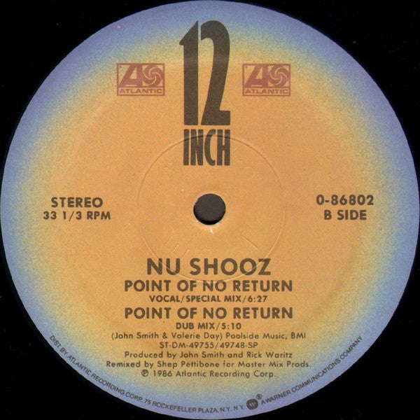 Nu Shooz – Point Of No Return (Extended Version) (NM, FUNDA VG+)