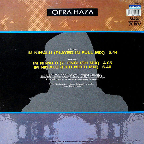 Ofra Haza – Im Nin'Alu (Played In Full Mix) (EX, FUNDA VG+) BOX33