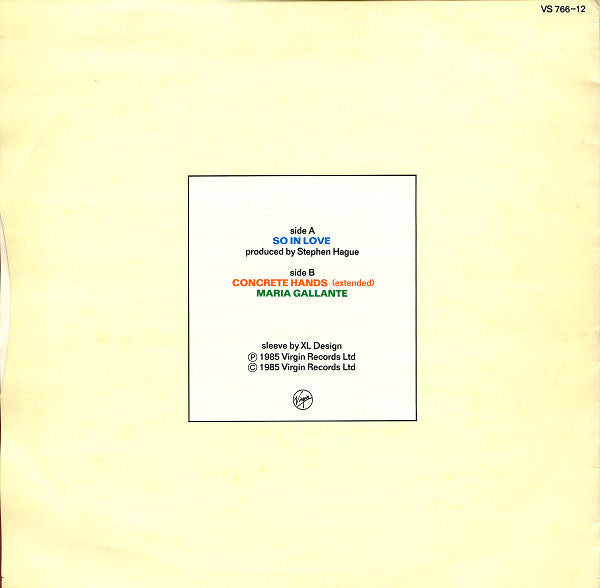 Orchestral Manœuvres In The Dark – So In Love (NM, FUNDA EX) BOX30