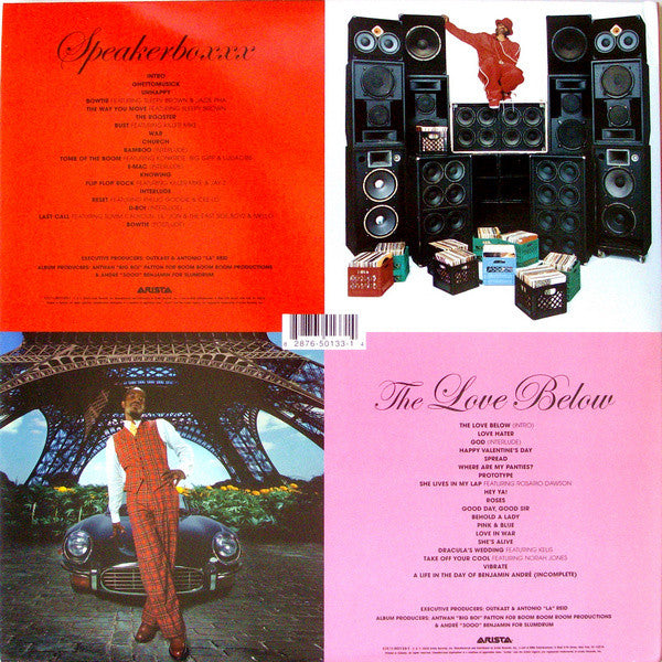 OutKast – Speakerboxxx / The Love Below / DISCO CUADRUPLE (NUEVO, SELLADO)