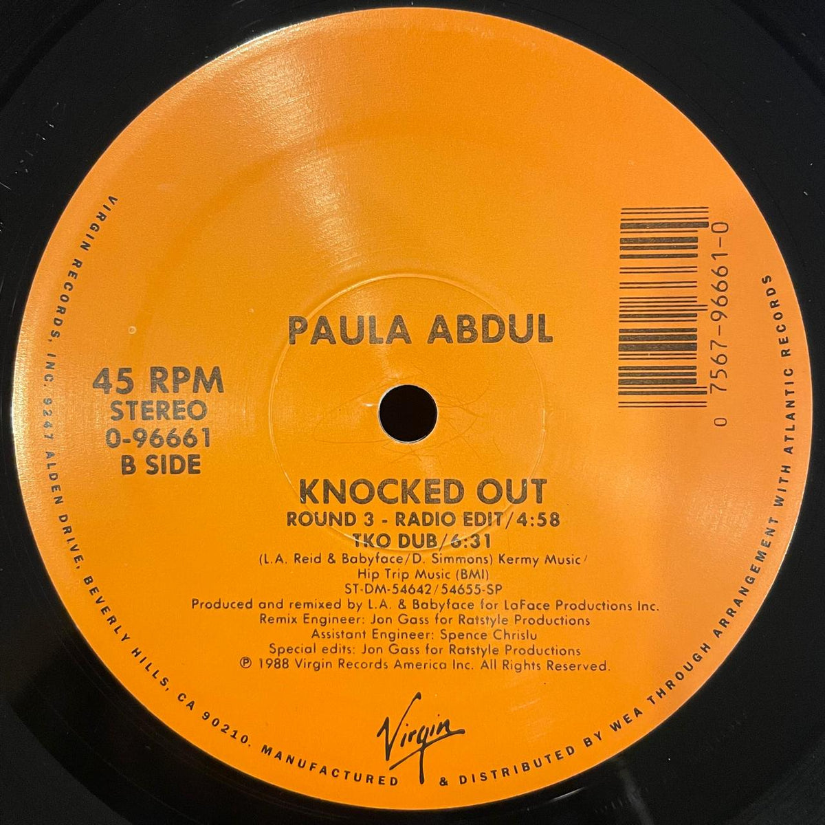 Paula Abdul – Knocked Out (EX, FUNDA VG+) BOX23