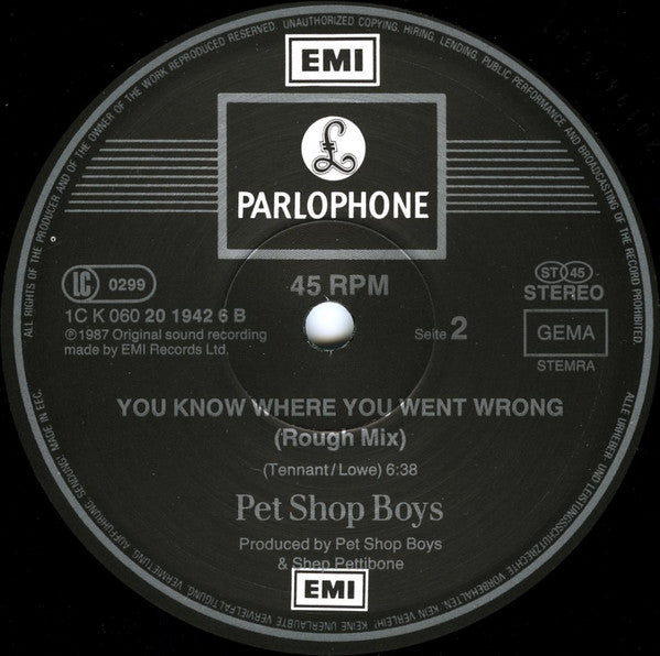 Pet Shop Boys – It's A Sin (Remix) (NM, FUNDA VG+) BOX3