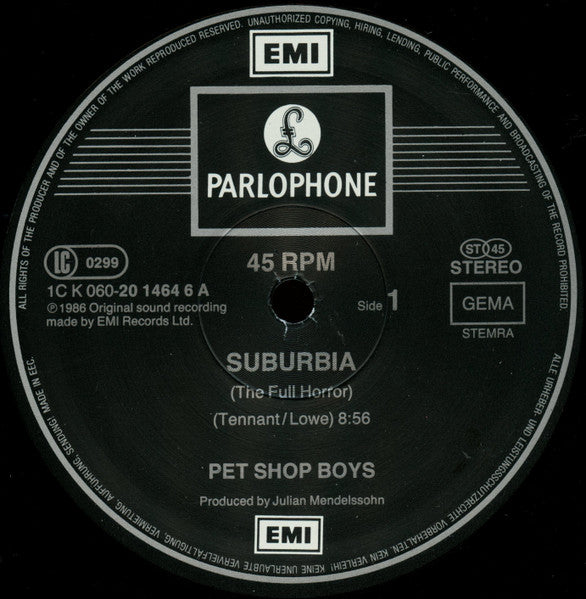 Pet Shop Boys – Suburbia (NM, FUNDA EX) BOX3