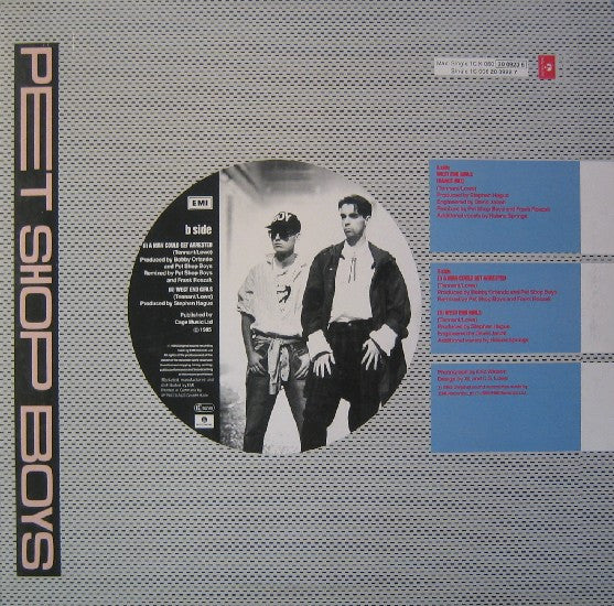 Pet Shop Boys – West End Girls (Dance Mix) (EX, FUNDA VG+)