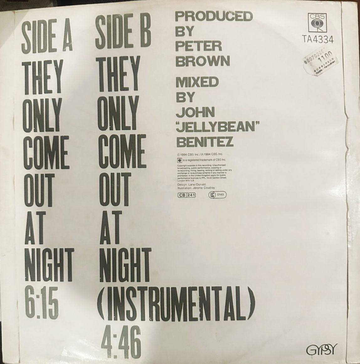 Peter Brown – They Only Come Out At Night (VG+) BOX6